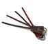 Leather Monogram Key Fob all colors